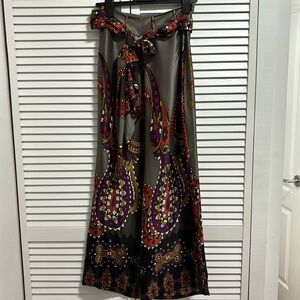 XSmall silk pant removal silk belt